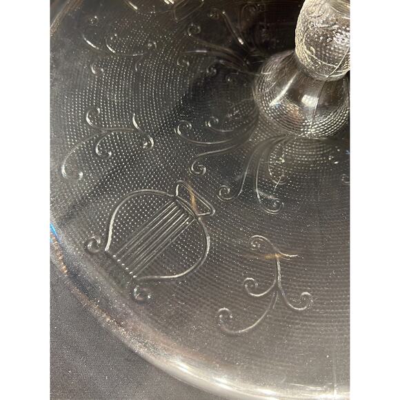 Vintage Glass Cake Plate - Picture 8 of 11